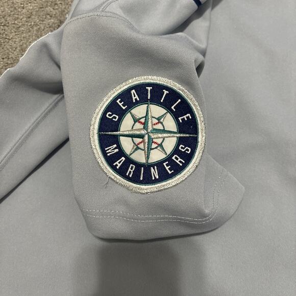 Vgt Russell Authentic Diamond Collection Seattle Mariners Grey Jersey 40 Medium - Picture 5 of 7